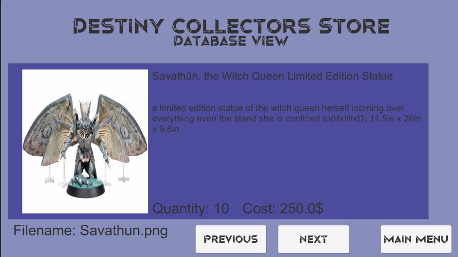 preview of database view